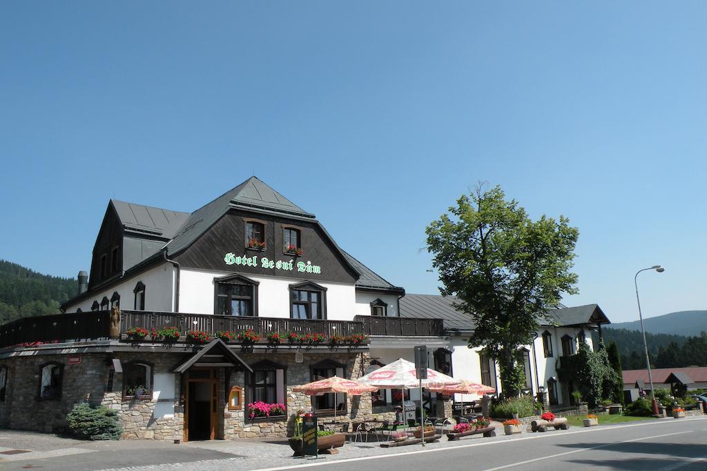 Hotel Lesni Dum Janske Lazne Bagian luar foto